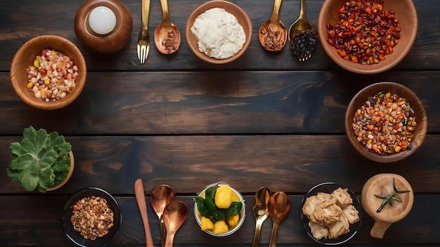 Zbliżenie na składniki i przyprawy