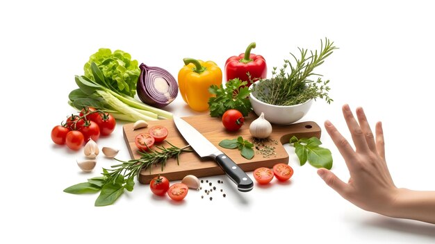 Osoba przygotowująca danie